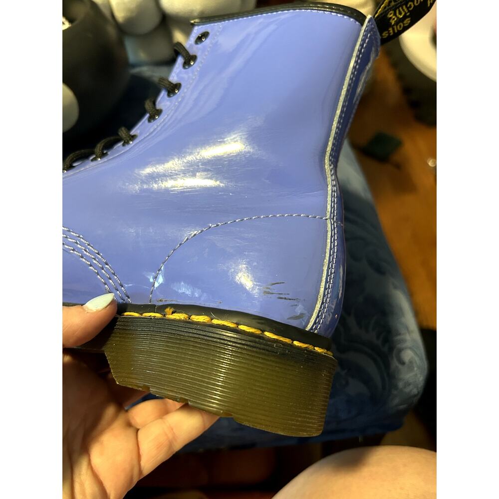 Dr Martens 1460 Hyacinth Blue Patent Leather size 8/EU 39 - Picture 7 of 9